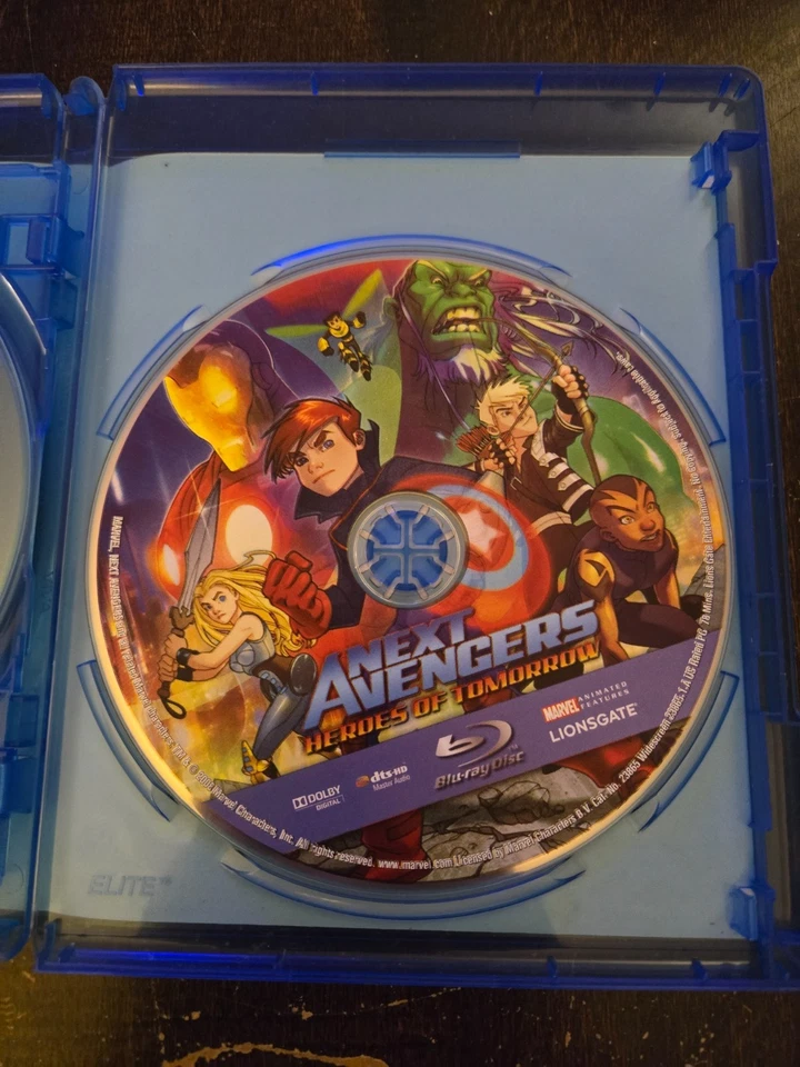 3 MARVEL Animated MOVIES, Thor, Ironman, Next Avengers (Blu-ray) - Image 3 of 4