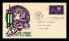 DR JIM STAMPS US COVER MOTION PICTURES FDC SCOTT 926 STAEHLE CACHET CRAFT