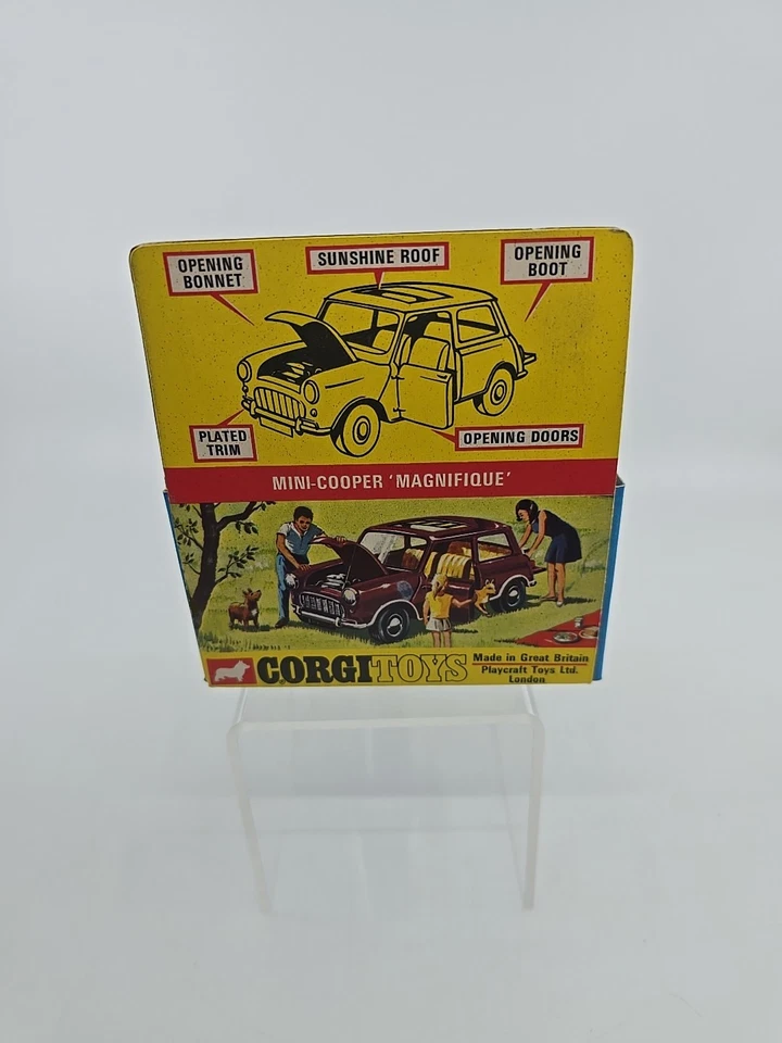 Corgi Toys Mini Cooper S “Magnifique”  Green 334 Near Mint - Image 4 of 4