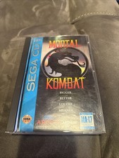 Mortal Kombat (Sega CD, Game CIB Complete in Box w Manual + Reg Card + Foam