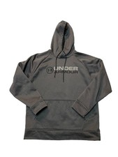 Under Armour Hoodie Sweatshirt Mens Medium Gray Loose Fit Coldgear