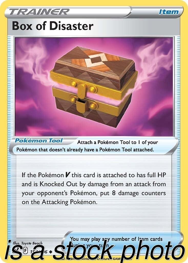 Box of Disaster 154/196 SWSH11: Lost Origin Reverse Holofoil Pokemon (LP-NM)