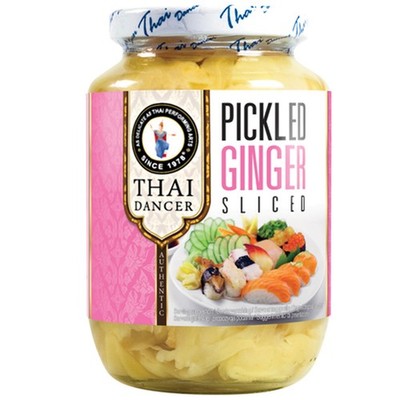 454g Süss Sauer Eingelegter Sushi Ingwer in Scheiben Thai Dancer Pickled Ginger