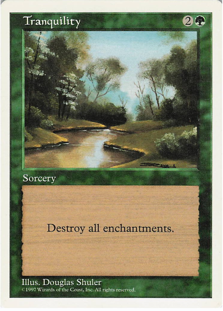 Tranquility Common Fifth Edition Magic: The Gathering LP