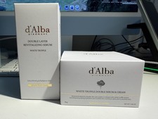 100% NE W SEALED! d'Alba Piedmont Double Serum & Cream 2-in-1 Moist: 2027 2028