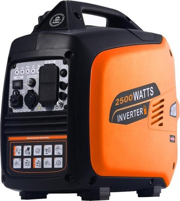 2500W Inverter Generator Gas Powered, Long Runtime Portable Gas Generator Quite