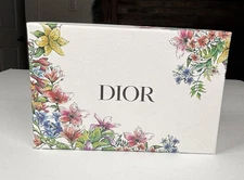Christian Dior Empty Gift Box  8.5”x 5.5”x 3” Flower Floral Design