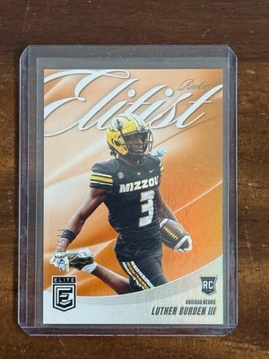 2025 Donruss Elite Luther Burden III Orange Rookie Elitist  /199 Chicago Rookie