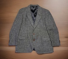 Vintage Harris Tweed Men's 46R Basketweave Sport Coat Blazer