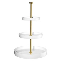 Asa Selection Grande Etagere ServierstäNder Steingut Weiß 3 Etagen H 41 Cm