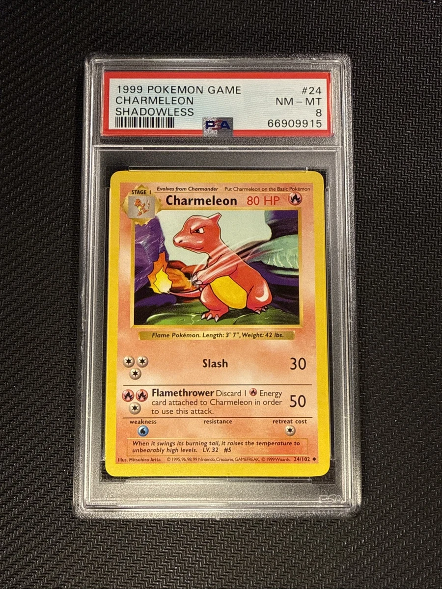 Charmeleon Pokémon TCG Shadowless Individual Collectible Card Game