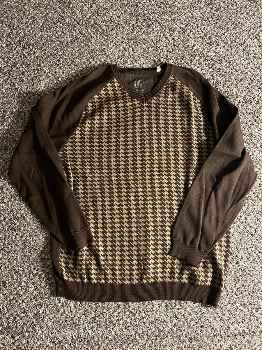 brown guess sweater