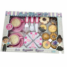 GOURMET PLAY SWEET BITES CAFE PRETEND PLAY FOOD TOYS 19 PIECE NEW