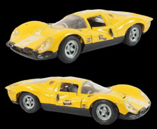 Politoys 1/43rd Ferrari P4 yellow / antique toy
