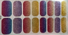 Color Nail Polish Strips  ZE0186  Please Read Description Below