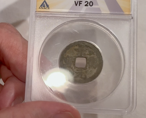 CHINA, NORTHERN SONG DYNASTY: 1004-1007 Cash of Zhenzong ANACS VF20, Jing De Era - Video 1 of 1