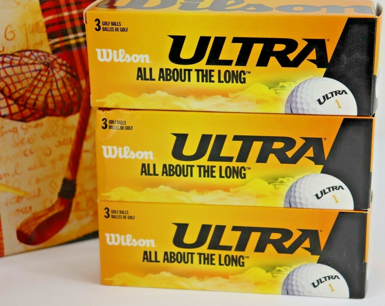 Wilson Ultra 6 Sleeves 18 Golf Balls With High Quality Gift Bag New