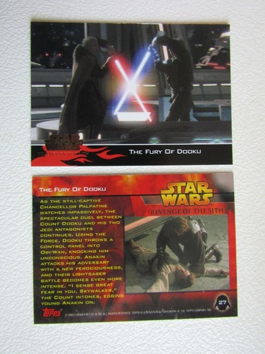 Topps 2005 Star Wars Revenge of the Sith Set Cards 1-90 Card Promo Choice - Picture 31 of 95