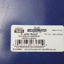 Marshalltown Concrete Kneeler Board Foam Pad ...