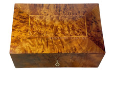 Moroccan jewellery burl thuya wooden Box decorative keepsake wedding gift box