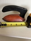 Small 5” Antique Iron With Wooden Handle — photo 6