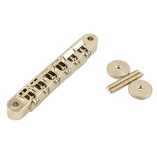 NEW - Kluson USA Wired ABR-1 Tunematic Bridge, Brass Saddles - NICKEL, KABRW-N