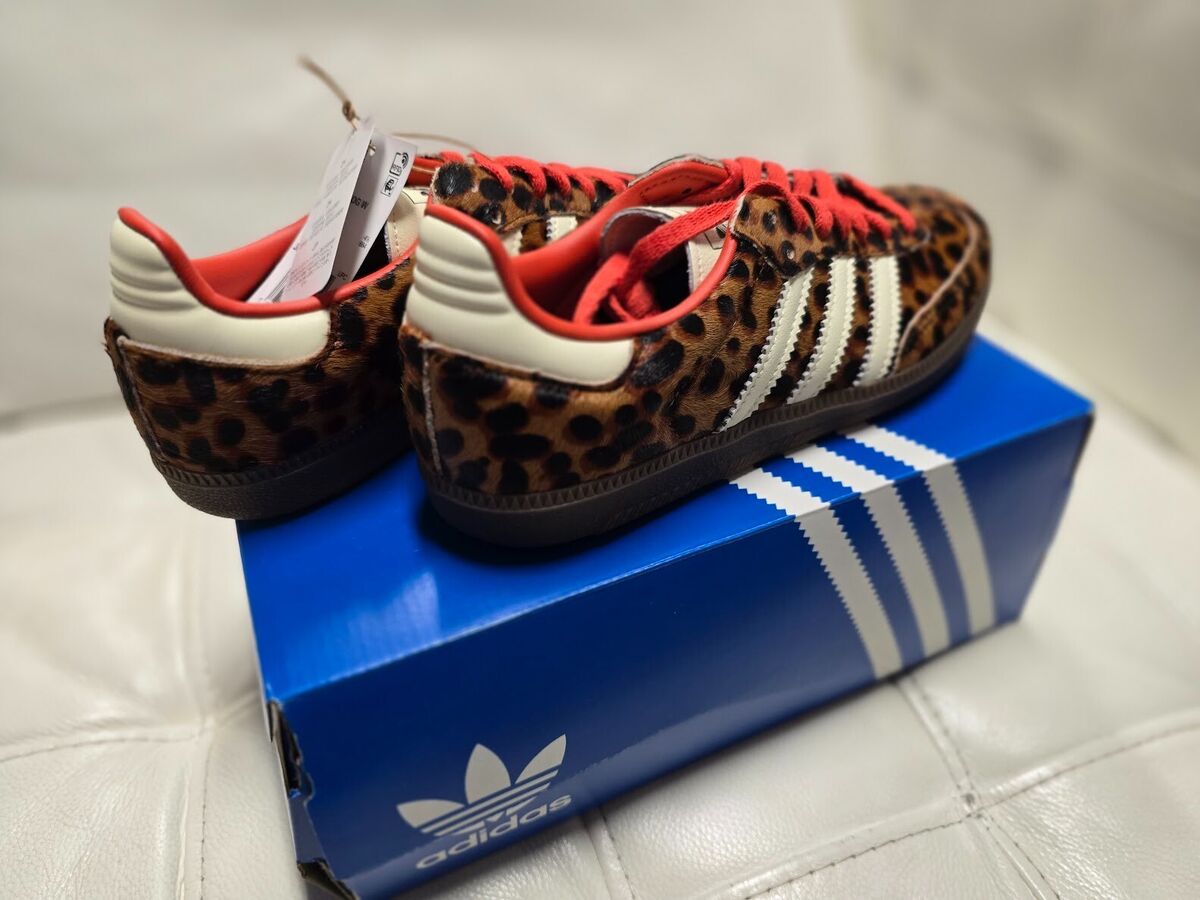 ✓SHIPS NOW Adidas Samba OG Wm Preloved Red Leopard JI2734 ✓SHIPS NOW Adidas Samba OG Wm Preloved Red Leopard JI2734