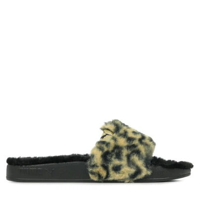 Slippers PUMA Damen Leadcat 20 Wns Fluff Safari schwarz - Bild 1 von 4