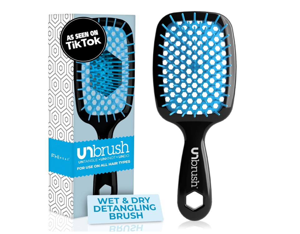 FHI Heat UNbrush Original Wet Dry Vented Detangling Hair Brush