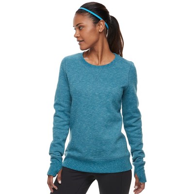 Shop Women's Tek Gear Crewneck Thumb Hole Sweatshirt | UP TO 57% OFF