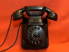 GERMAN W49 BAKELITE TELEPHONE MANUAL WALL MOUNT PHONE W49 Tisch-/Wandw&auml;hlfernspr