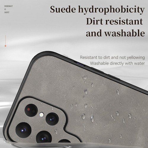 For iPhone Samsung Huawei Magnetic Car Holder Case Lambskin Leather Phone Cover - Picture 4 of 13