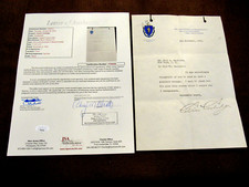CALVIN COOLIDGE 30TH U.S. PRESIDENT AUTO VINTAGE 1920 FULL LETTER JSA LETTER