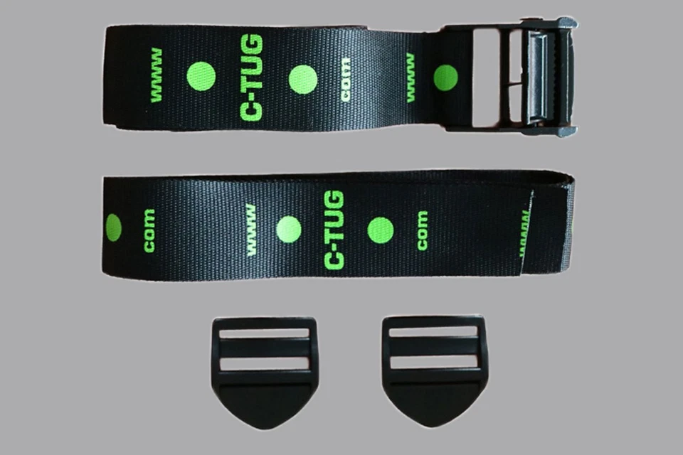 Railblaza C-TUG Strap Kit with Cam lock buckle, (2x Gurt 1.2m + 1.6m) CT-1033