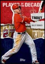 Mike Trout 2020 Topps Player of the Decade 5x7 Gold #MT-15 10/10 Angels