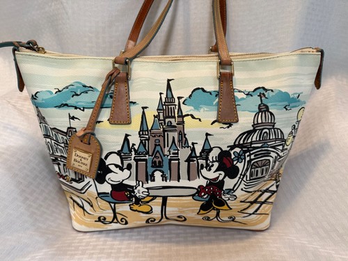 DISNEY Dooney & Bourke MICKEY & MINNIE Castle Main Street Tote Purse Bag