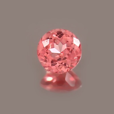 AAA Premium Qualität Ceylon Padparadscha Saphir Lose Rund Edelstein Schnitt