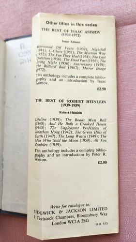 The Best of Arthur C. Clarke 1973, Hardcover, Ex-Library - Picture 10 of 22