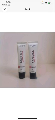L'Oreal Paris Infallible Matte-Lock Mattifying Primer 120. 10,oz/30ml, 2er Pack