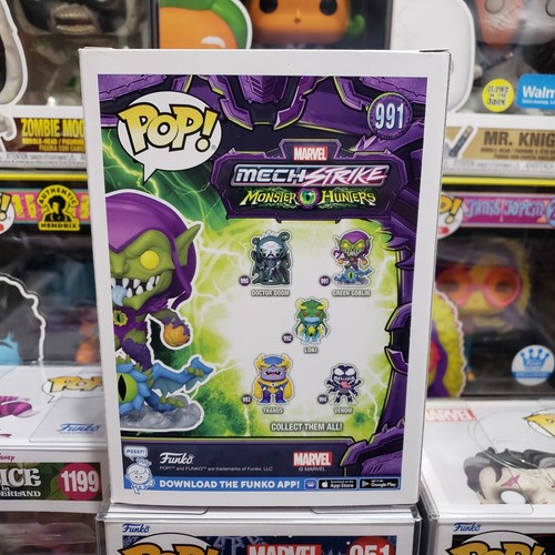 Funko Pop! Marvel Green Goblin Venomized 597, Metallic 1198 & GITD 991 3 Exclusi - Picture 10 of 21
