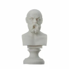 Socrates Ancient Greek philosopher Bust  sculpture statue 470-399B.C. 5.9"