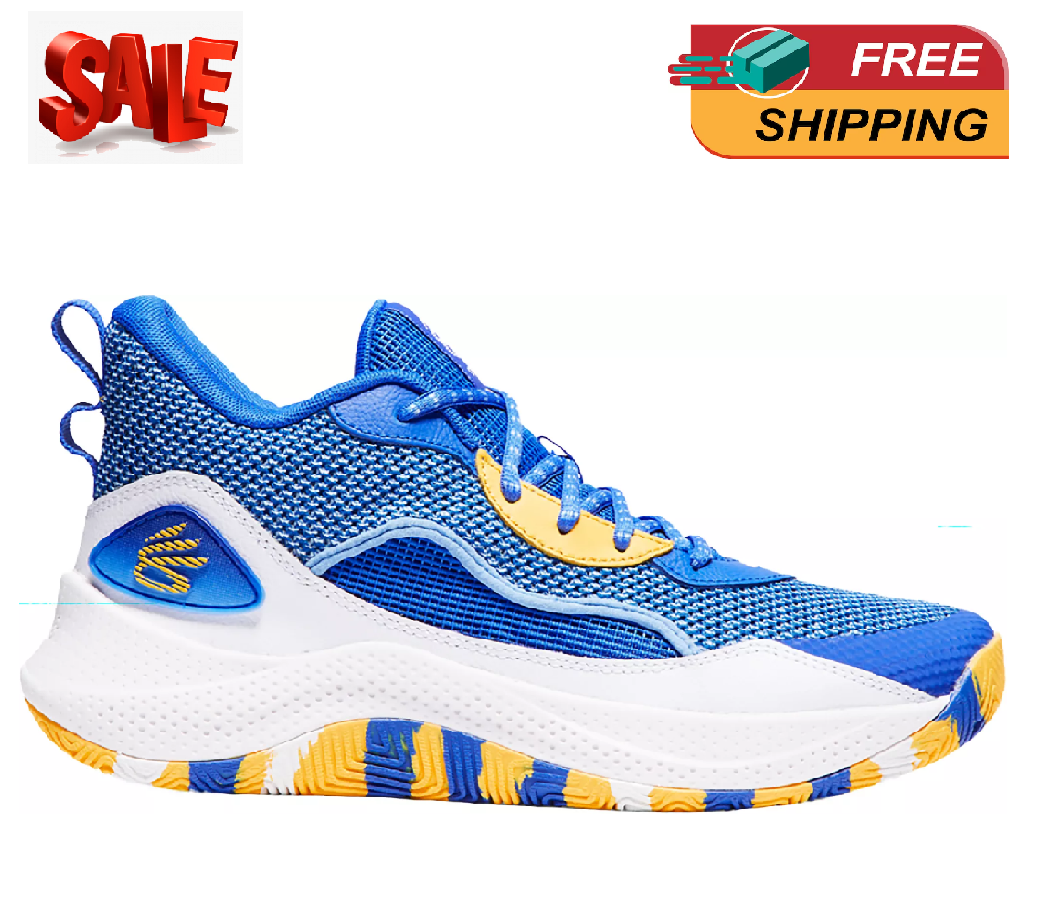 [HOT SALE] Under Armour Curry 3Z 24 Basketball Shoes - Blue/Yellow