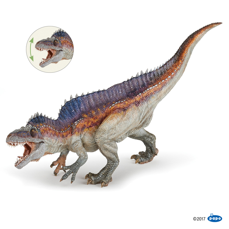 NEW PAPO 55062 Acrocanthosaurus Dinosaur MOVING JAW RETIRED