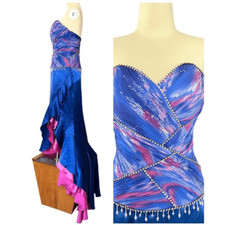 NWT ALYCE Designs Prom Pageant Formal MERMAID Sweetheart Gown 8
