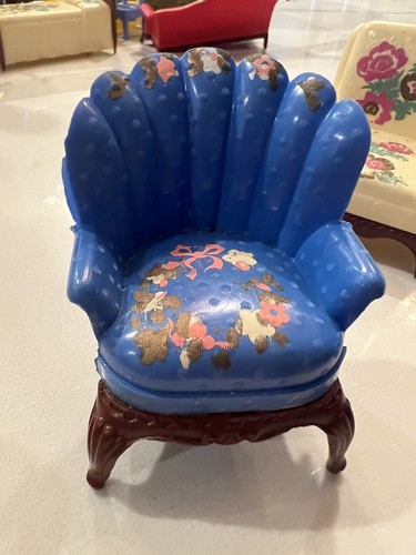 Vintage 1950s Renwal & Marx Dollhouse Furniture Most Stenciled - Picture 5 of 24