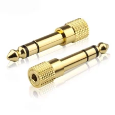 1 PC 6.5mm 1/4"Male plug to 3.5mm 1/8"Female Jack Stereo Headphone Audio Adapter
