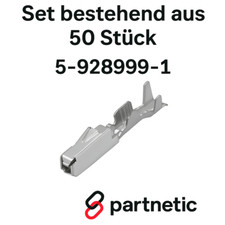 50x MQS Buchsenkontakt 928999-1 – 0,2–0,35mm² – TE Terminal unsealed, verzinnt