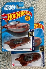 2021 HOT WHEELS STAR WARS X34 LANDSPEEDER Lot of 2
