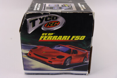 NOS 1999 Tyco R/C Mattel Wheels 6V DP Ferrari F50 RC Car Red NIB