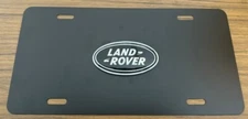 Land Rover 3D Emblem Luxury SUV License Plate Front Auto Tag